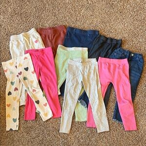 4T Girls Pants Lot